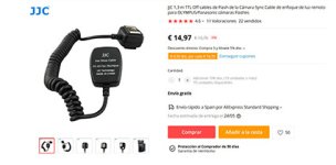 TTL Off cables de Flash de la Cámara Sync Cable de enfoque de luz re[...].jpg